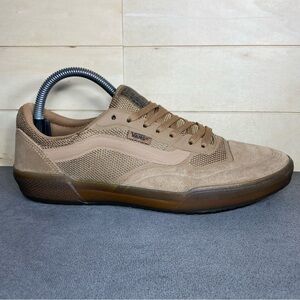 Vans Ave Tobacco Gum Men's Size 7 Skate Shoes Brown Suede Sneakers 721356